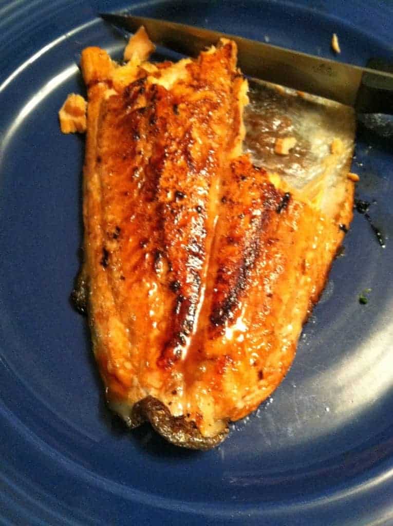 Pan Seared Salmon with Soy Ginger Marinade. Cooking Chat recipe.