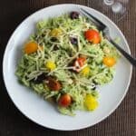 orzo salad with kale pesto