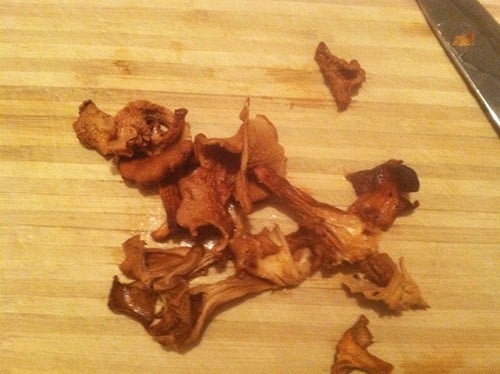 chanterelle mushrooms for sirloin steak