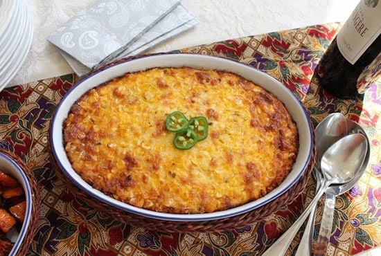 Cheese Jalapeno Corn Casserole