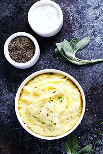 Mashed Potatoes with Sour Cream from Platings & Pairings.