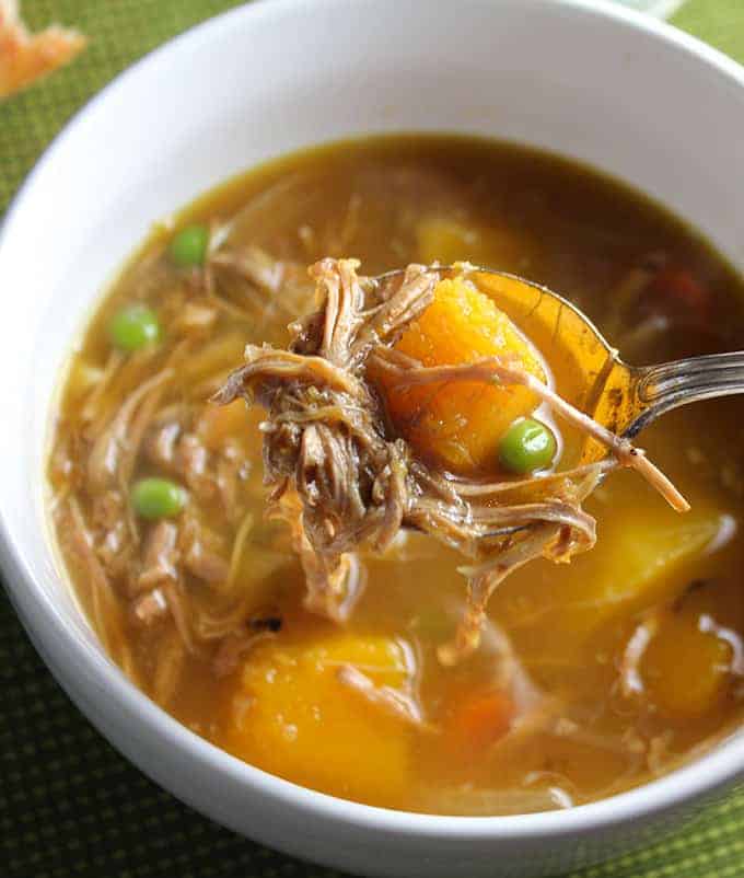 Creamy Leftover Turkey Stew - Our Salty Kitchen