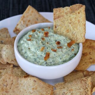 Bacon and Greens Dip with Bubbly #winePW - Cooking Chat