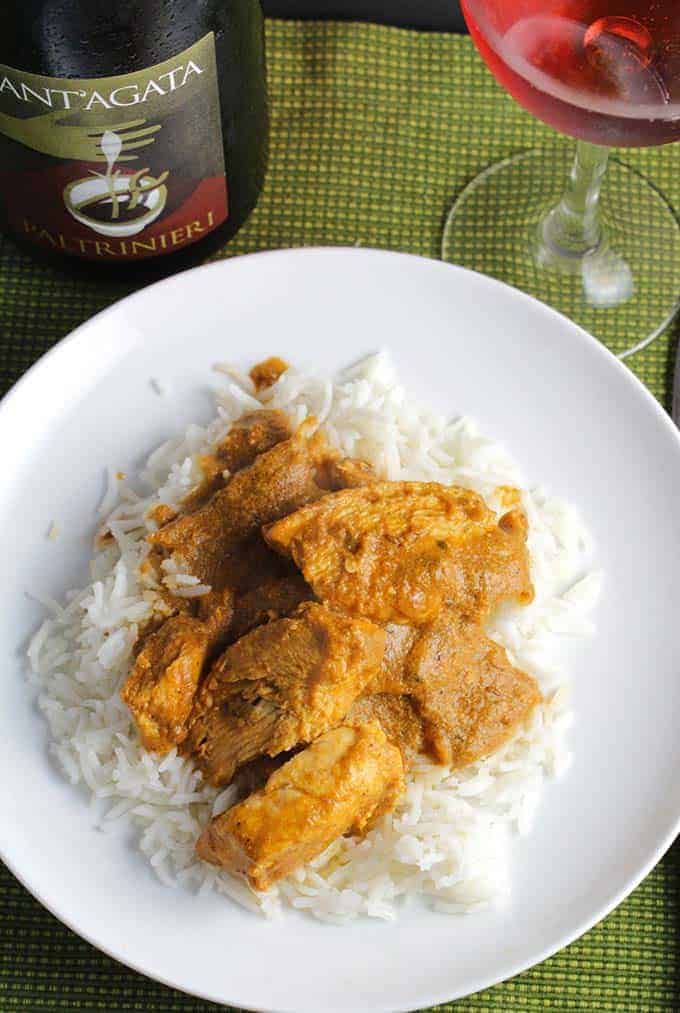 Quick Chicken Tikka Masala with Sparkling Wine