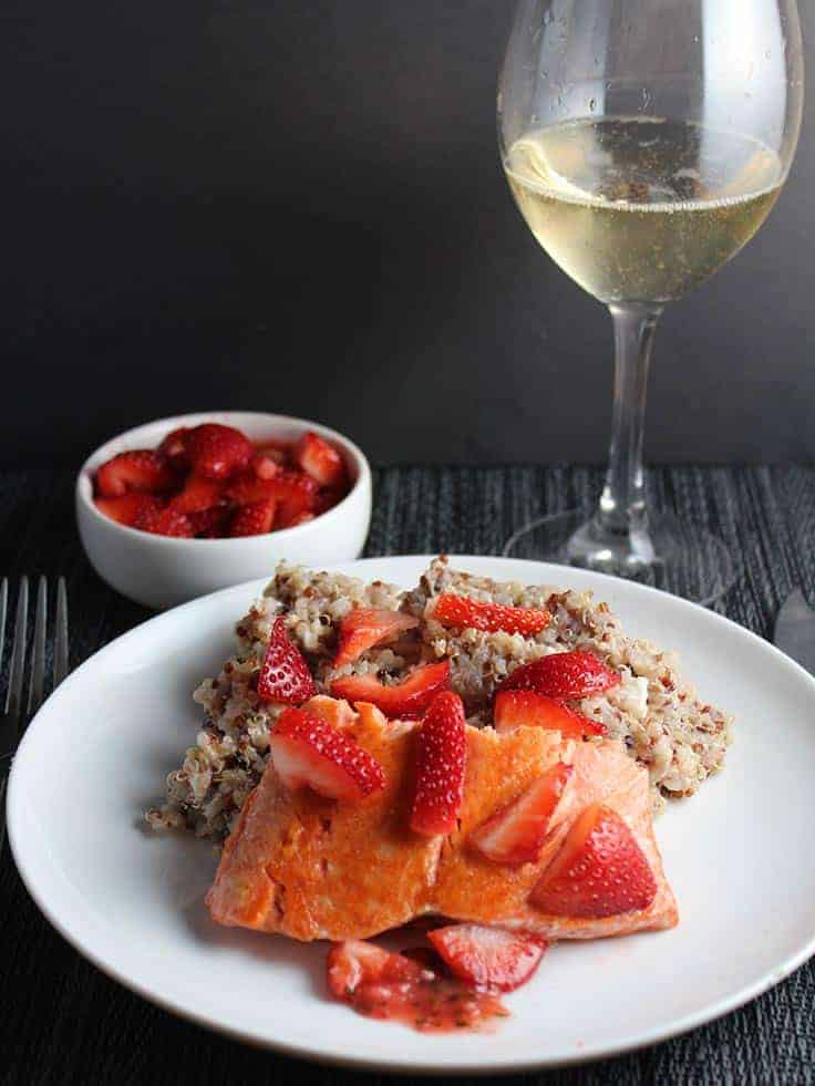 salmon-strawberries-champagne