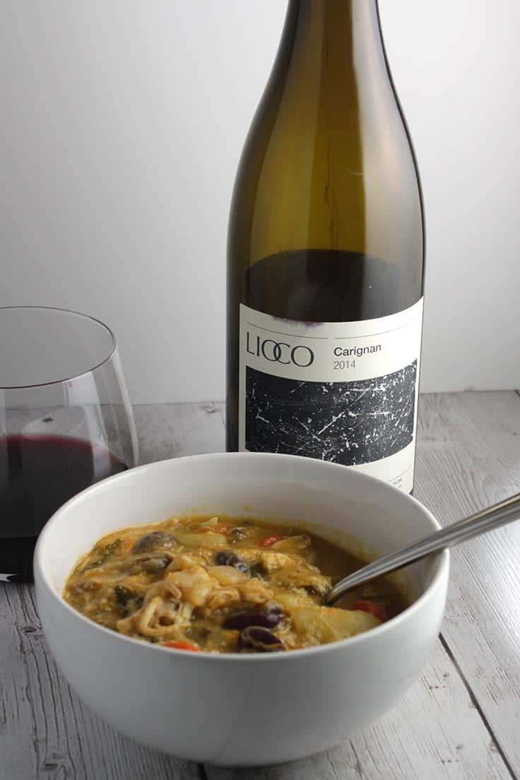 Hearty Chicken Stew with Red Wine Pairing Options ...