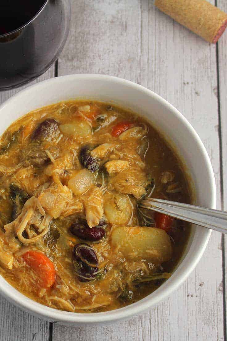 Turn your leftover roast chicken into the delicious Hearty Chicken Stew! 