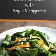 Baby Kale Salad with Maple Vinaigrette-image