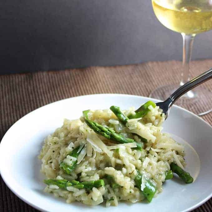Early Spring Risotto. Cooking Chat recipe for #SundaySupper