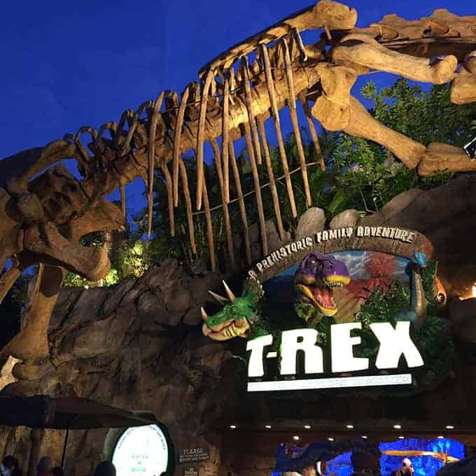 T Rex Cafe in Downtown Disney, from post about allergy-friendly Disney World dining