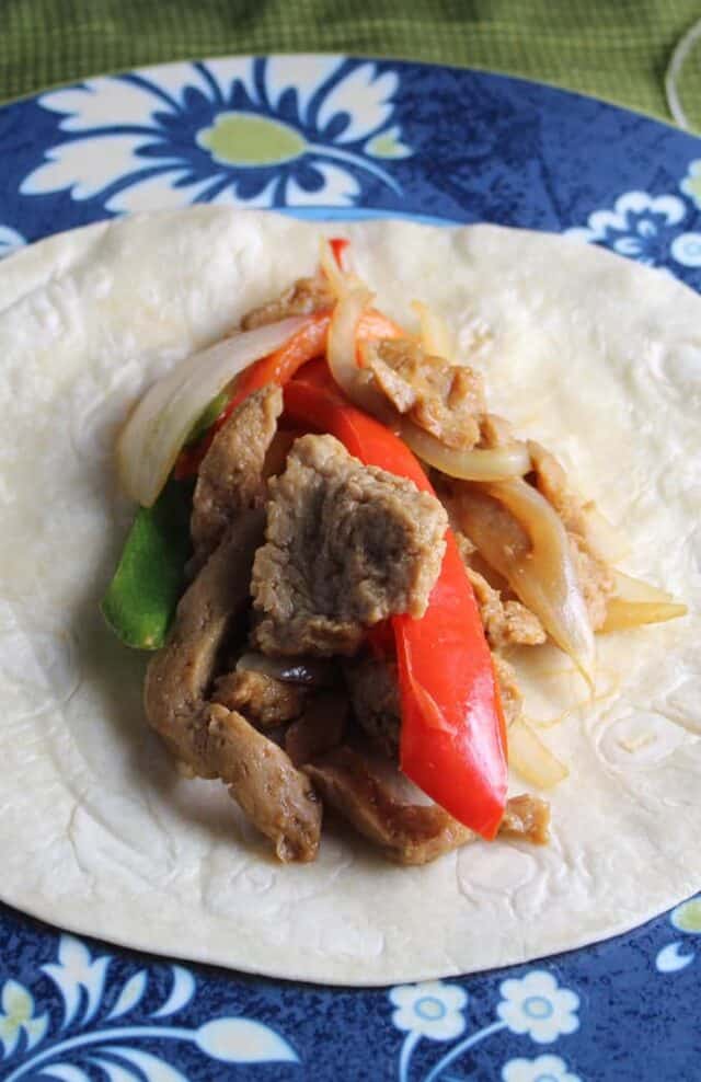 Sizzling Seitan Fajitas for WeekdaySupper Cooking Chat