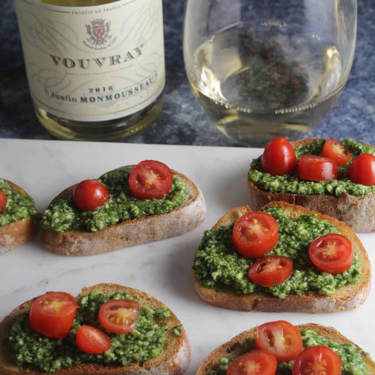 crostini with wine pairing