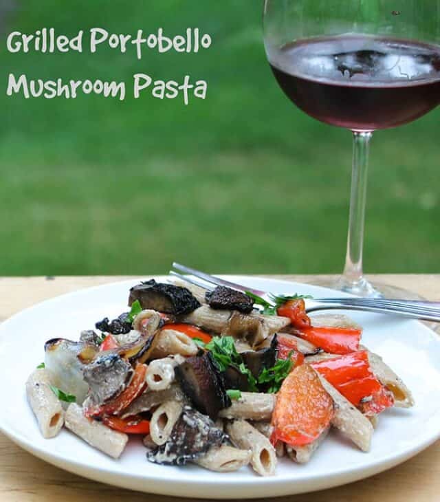 Grilled Portobello Mushroom Pasta Cooking Chat