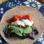 Bean Tacos with Tofu Cream for an easy vegan meal | cookingchatfood.com