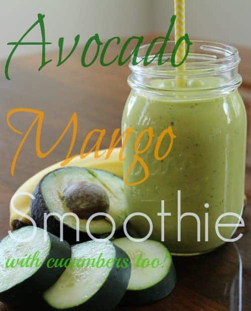 Avocado Mango Smoothie for #FoodDay2015, from Having Fun While Saving