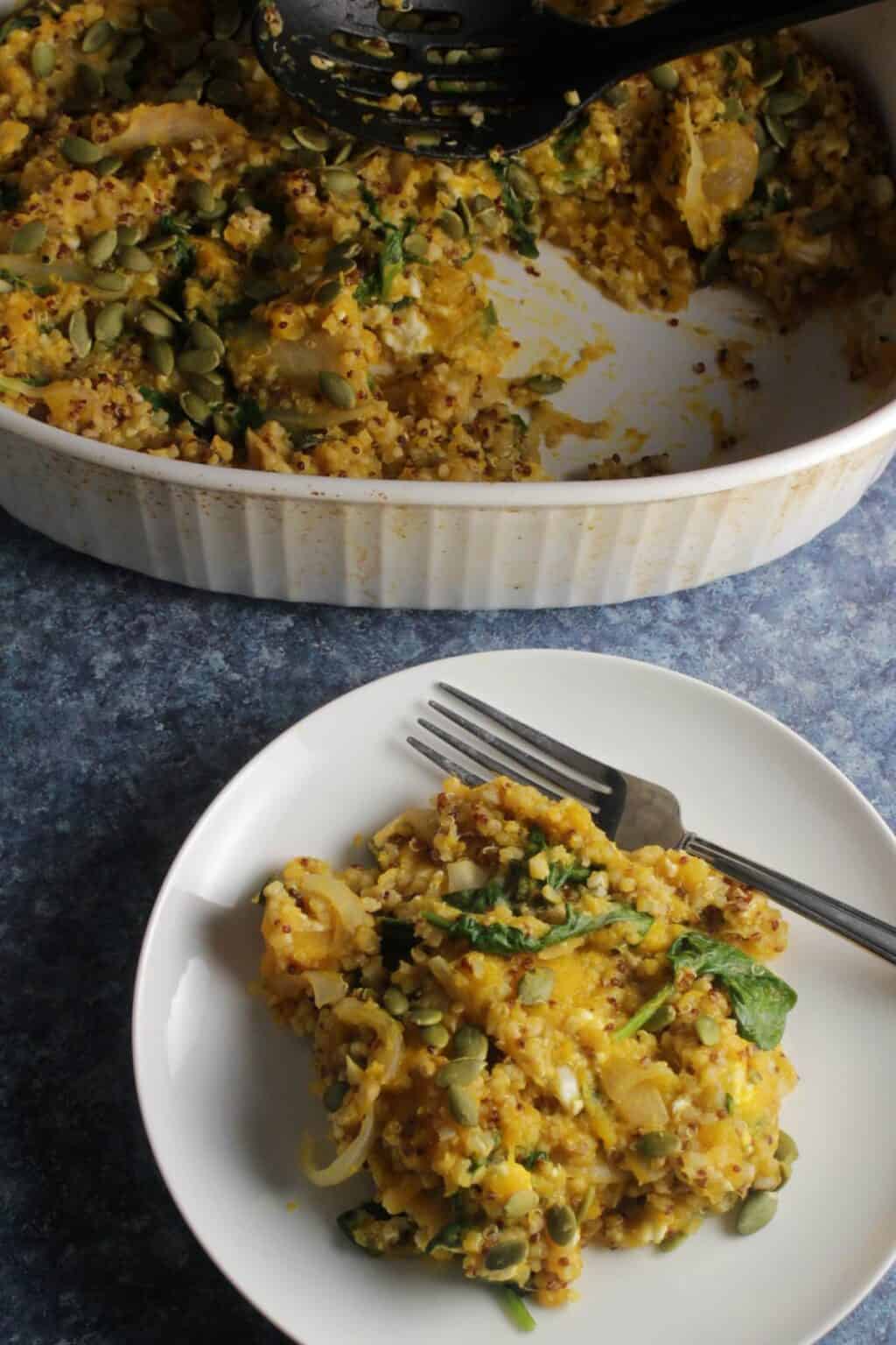 Butternut Squash and Quinoa Casserole Cooking Chat