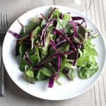 Smoky Maple Greens and Cabbage Salad