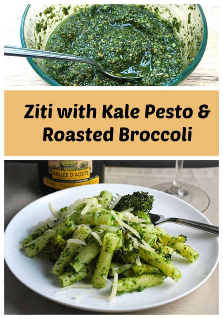 Ziti with Kale Pesto and Roasted Broccoli ItalianFWT Cooking Chat