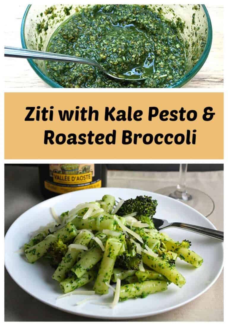 Ziti with Kale Pesto and Roasted Broccoli #ItalianFWT - Cooking Chat