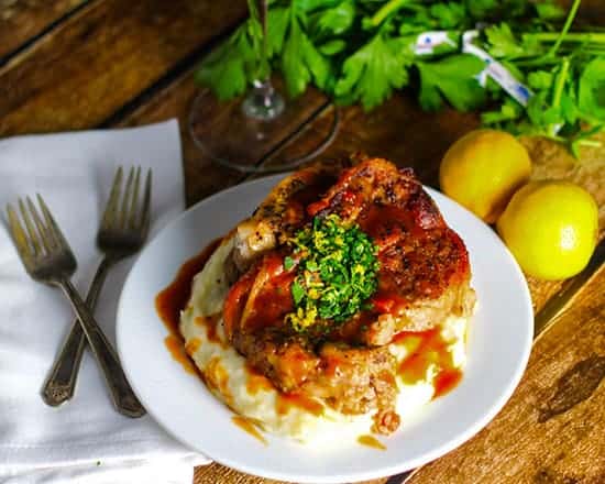 Osso Bucco recipe from Platings & Pairings, from Cooking Chat red wine pairings for winter roundup.