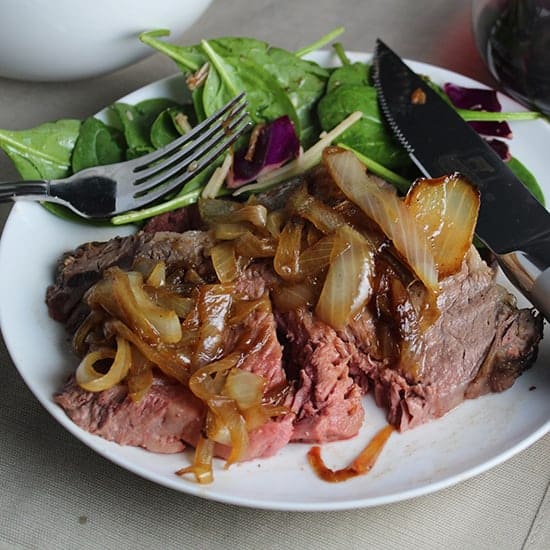 Onion-Crusted Beef Prime Rib Roast Recipe 