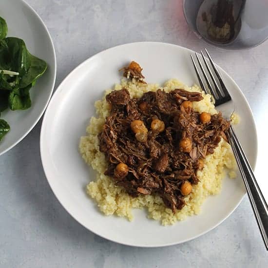 Lamb Tagine with Mushrooms and Olives