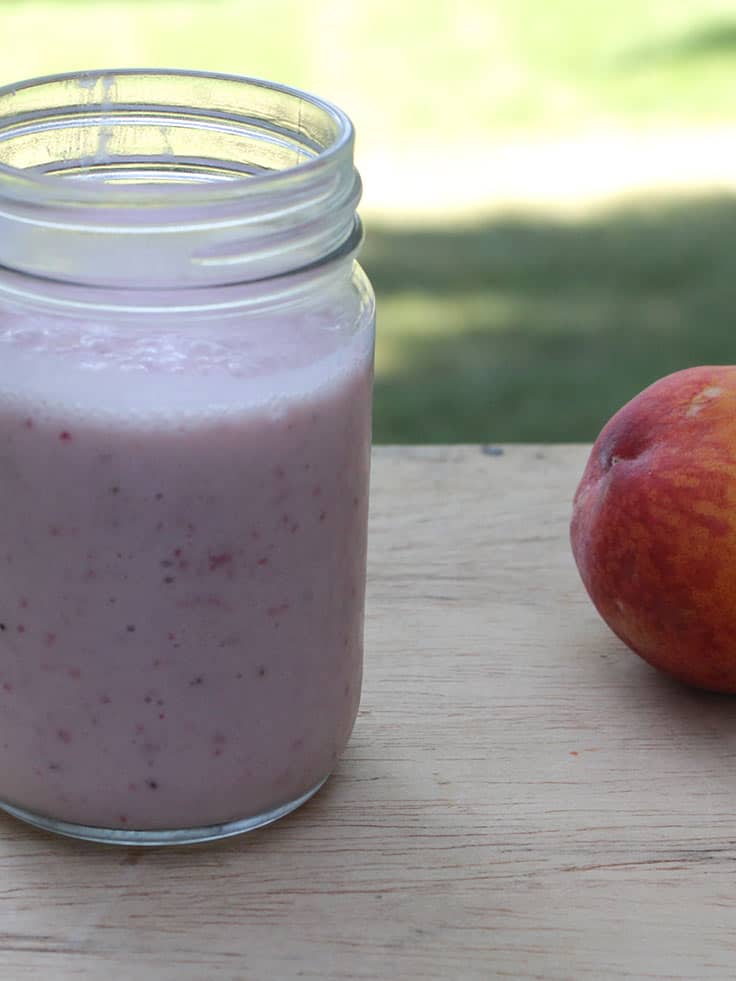 Strawberry Peach Smoothie Recipe