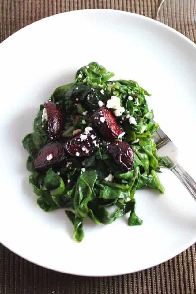 Grilled Beets and Sautéed Chard with Maple Vinaigrette - Cooking Chat