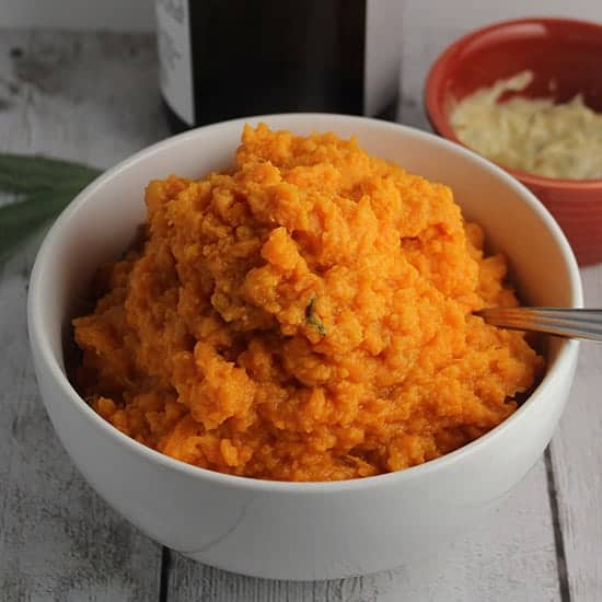 Sweet Potatoes with Cumin Sage Butter