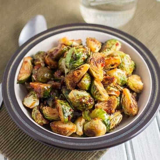 Sweet and Spicy Brussels Sprouts