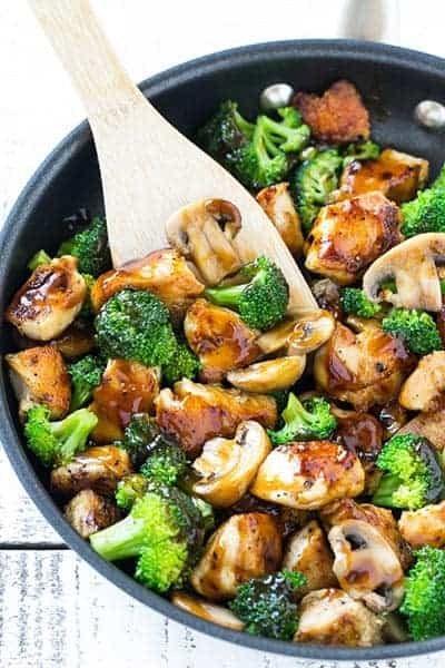 chicken and broccoli stir fry