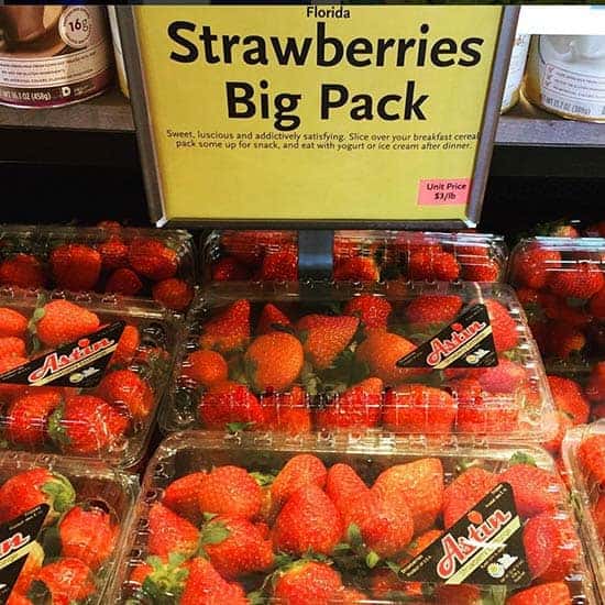 Florida Strawberries are in season throughout the winter!