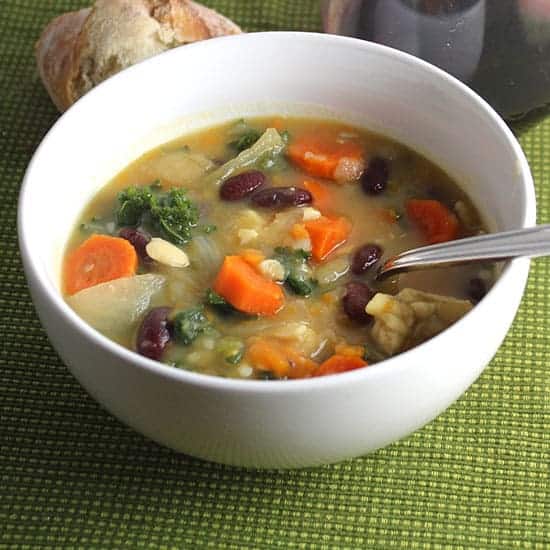 Vegetarian Kale Soup recipe