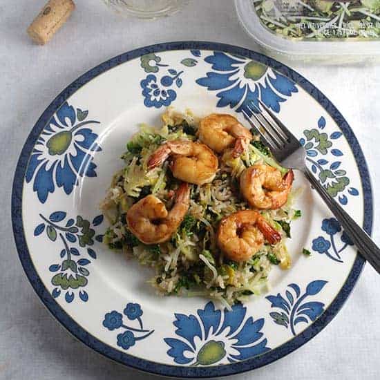 Smokehouse Brussels Sprouts with Shrimp