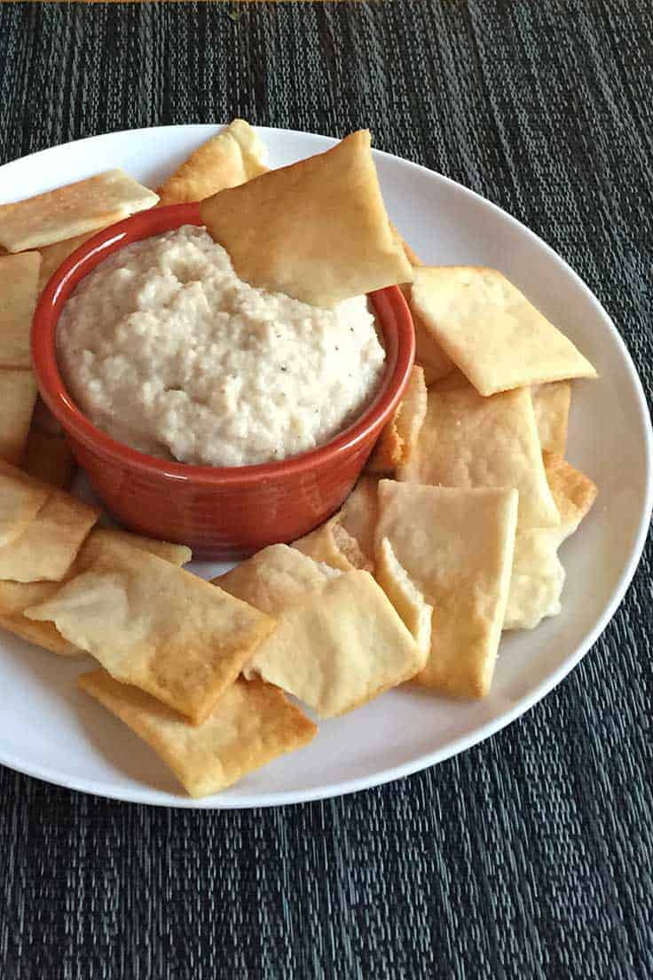 Curried Cauliflower Dip is a healthy and tasty game day recipe!