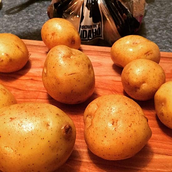 Golden Idaho potatoes