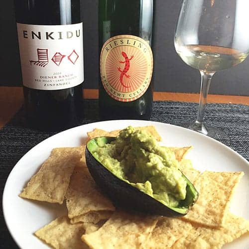 wine for guacamole