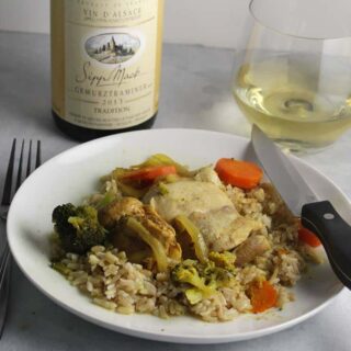 the Sipp Mack Gewürztraminer is a very good wine for curry