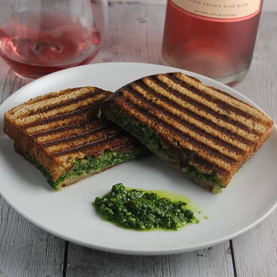 kale pesto grilled cheese