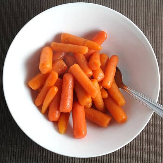 Maple Glazed Baby Carrots recipe