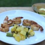 Grilled Shrimp with Pineapple Salsa recipe