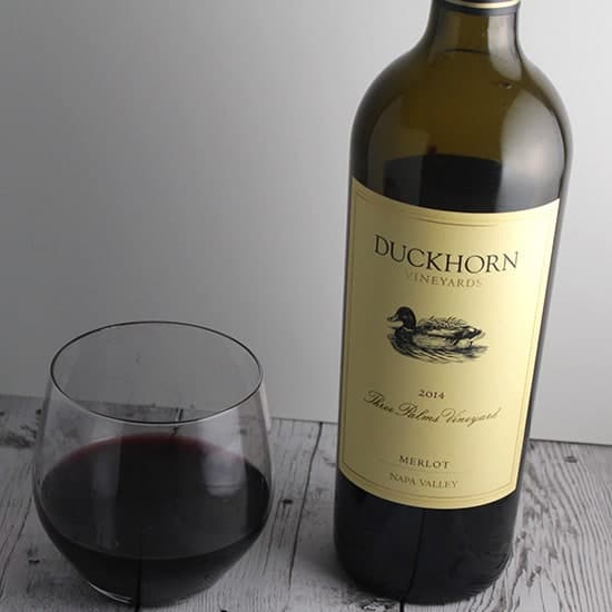 Duckhorn Three Palms Merlot is a special bottle of wine. 