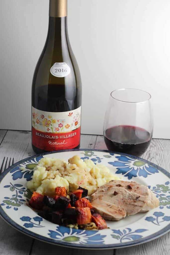 Food-Friendly Red Wine From Beaujolais #Winophiles - Cooking Chat