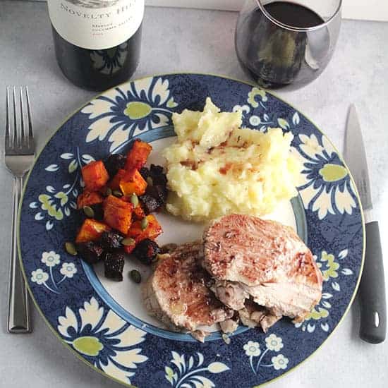 Roast Turkey Breast with Cranberry Merlot Sauce