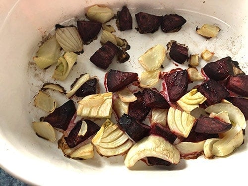 roasted beets and fennel