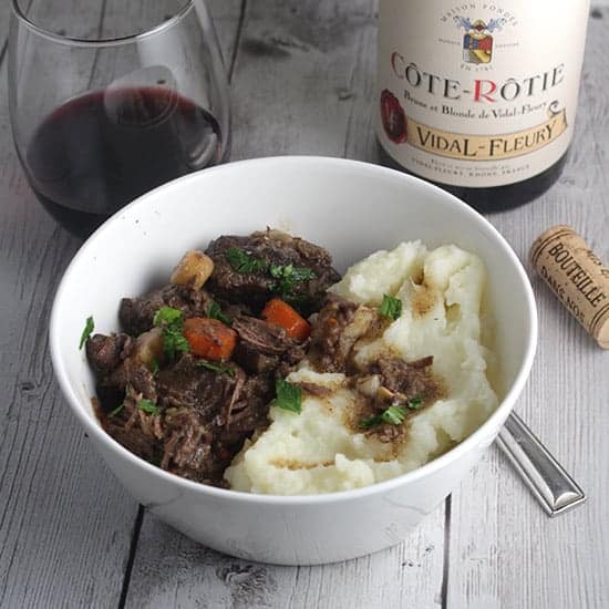 Côte-Rôtie served with beef stew