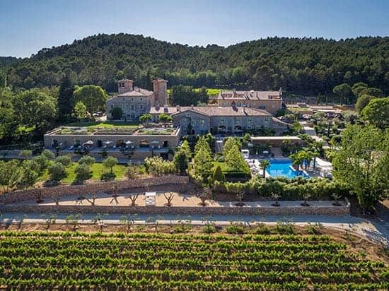Chateau de Berne winery in Provence, France. 