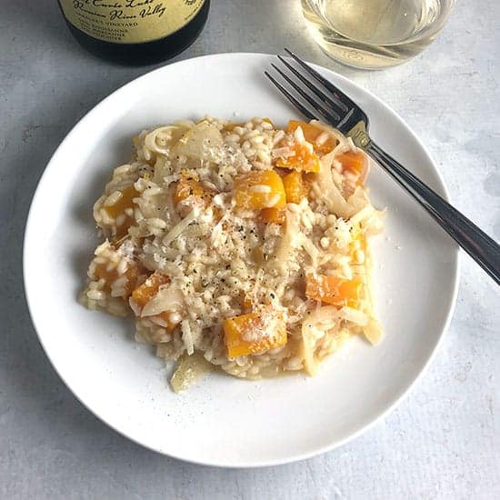 risotto with butternut squash
