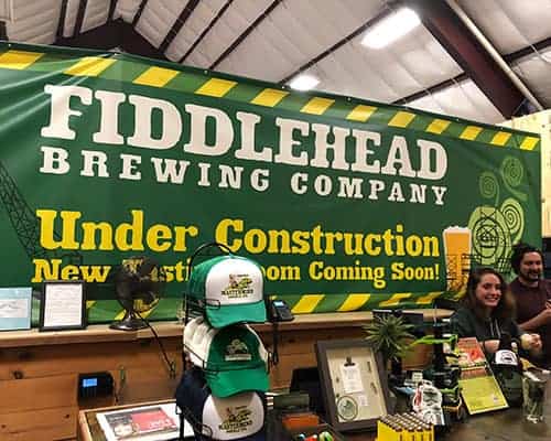 Fiddlehead Brewing tasting room