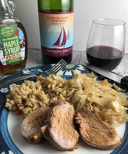 full sails wine with maple pork tenderloin